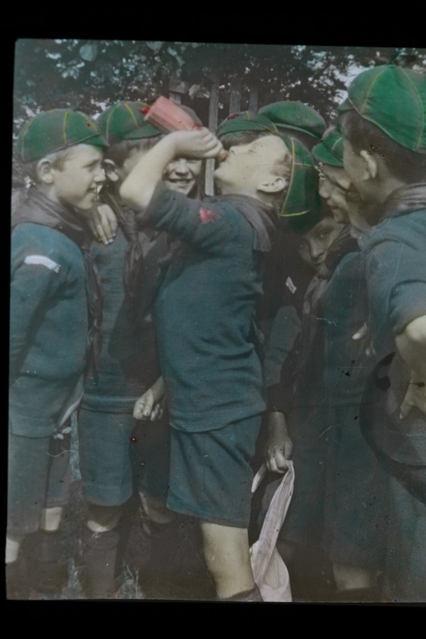 1918 2nd Kingston Cubs drinking 